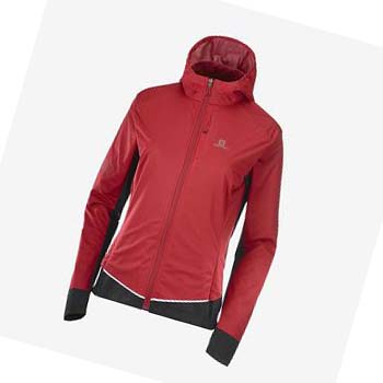 Chaquetas Salomon LIGHT SHELL Mujer Rojos | MX 2431SGL